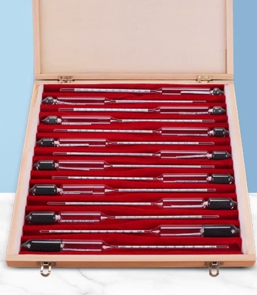 Set of densimeters