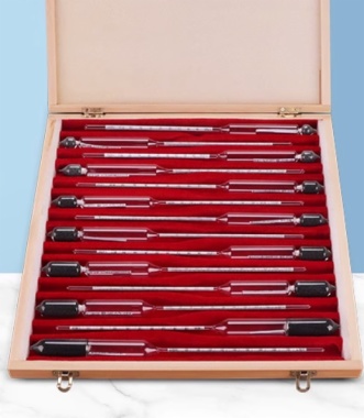 Set of densimeters