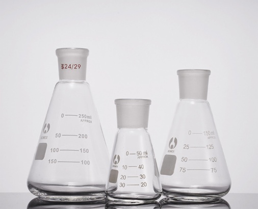 Erlenmeyer Flask, Standard 29mm Male Conical Joint and Stopper
