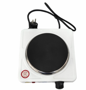 Round single electric heating plate